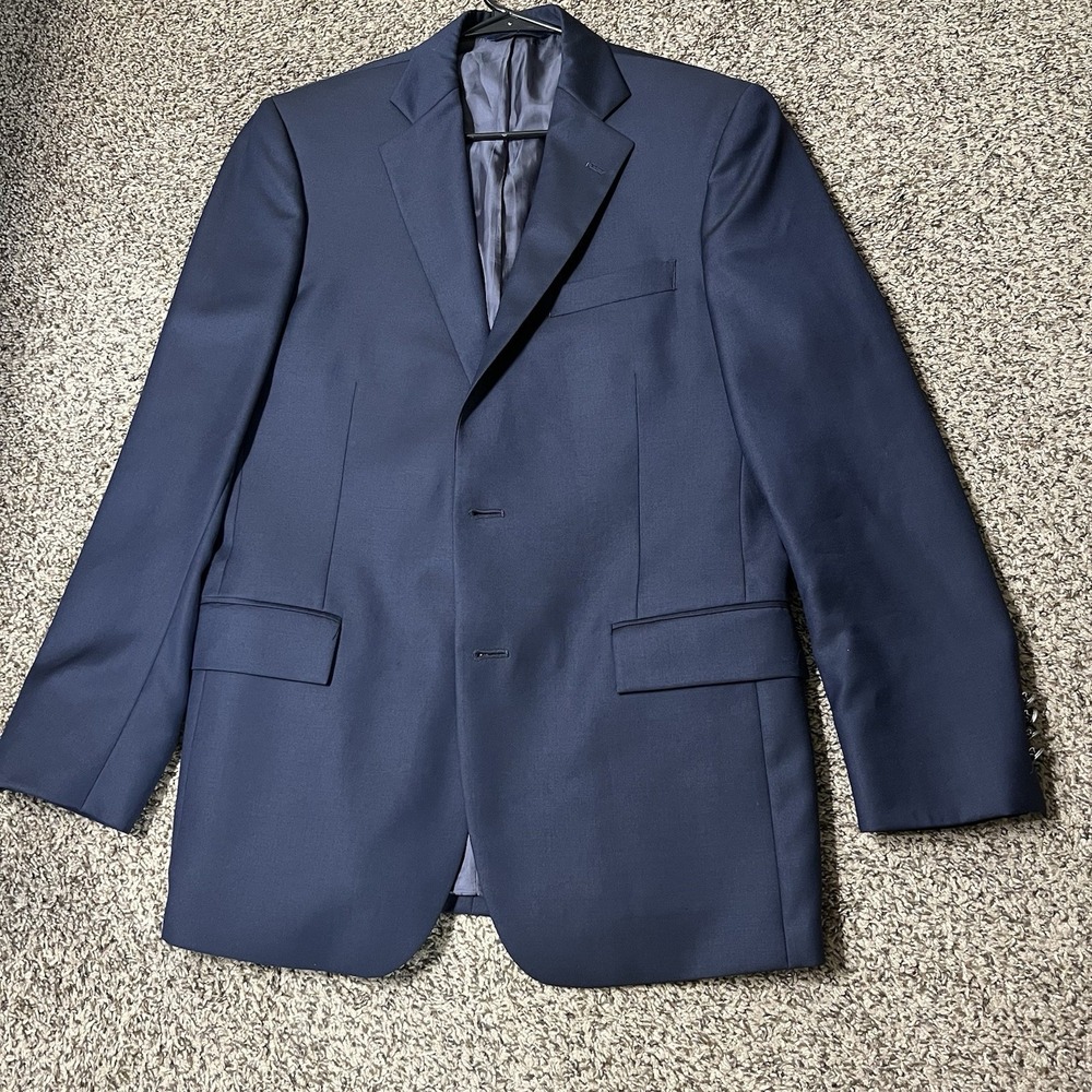 Brooks Brothers Regent Fit Navy Blue 2-Button Blazer Sport Coat - Size 38R